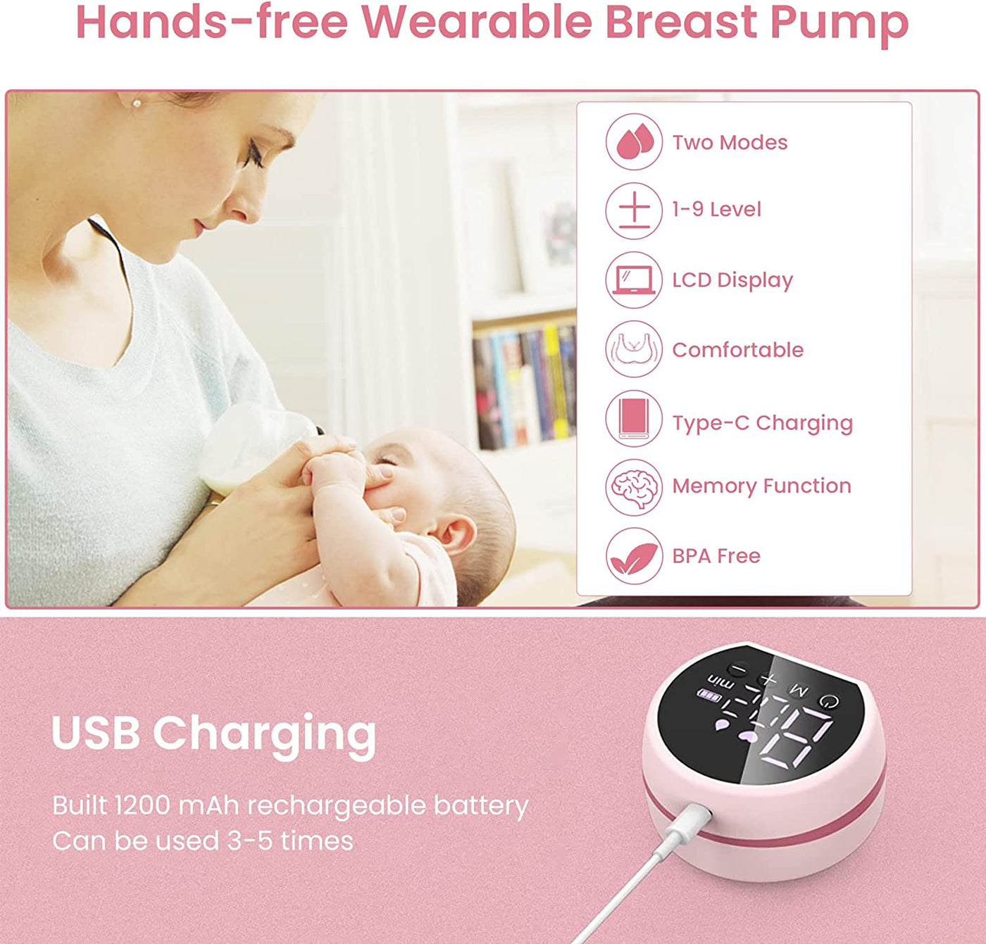 smart wearable breast pump that lets mothers go hands-free