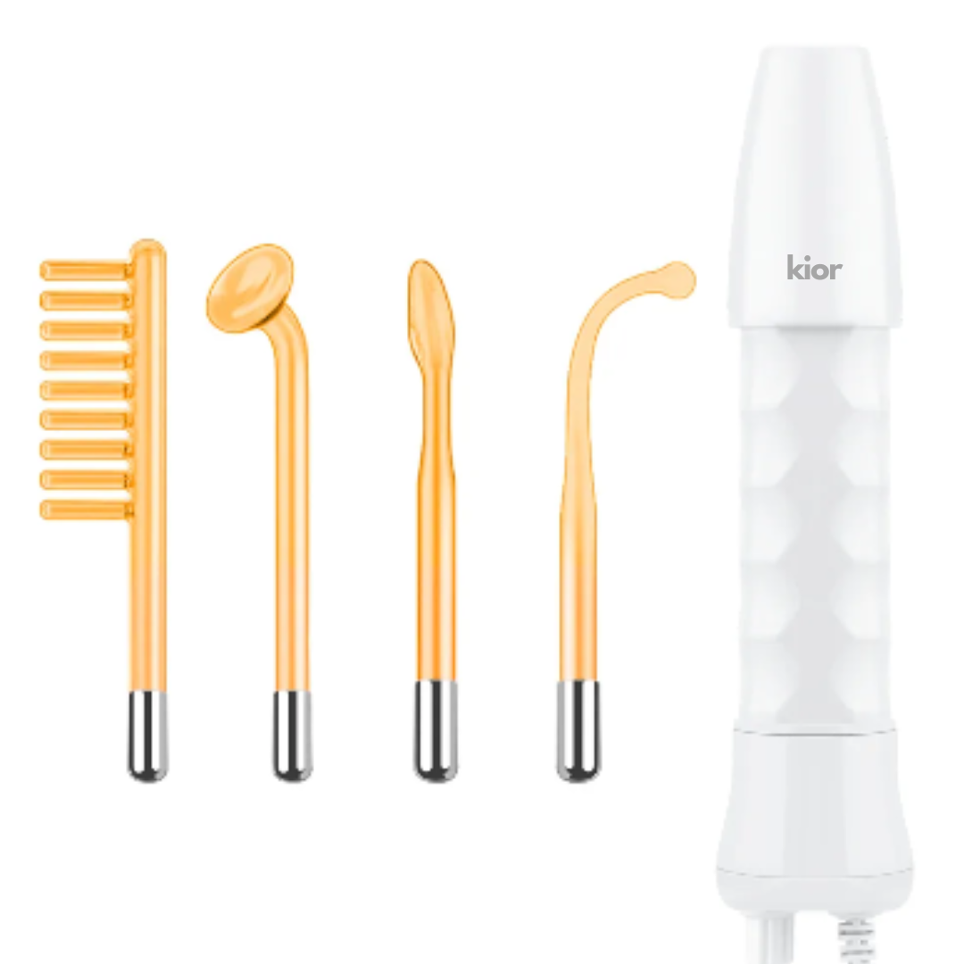 High frequency wand for acne and hair care – multi-functional skincare device